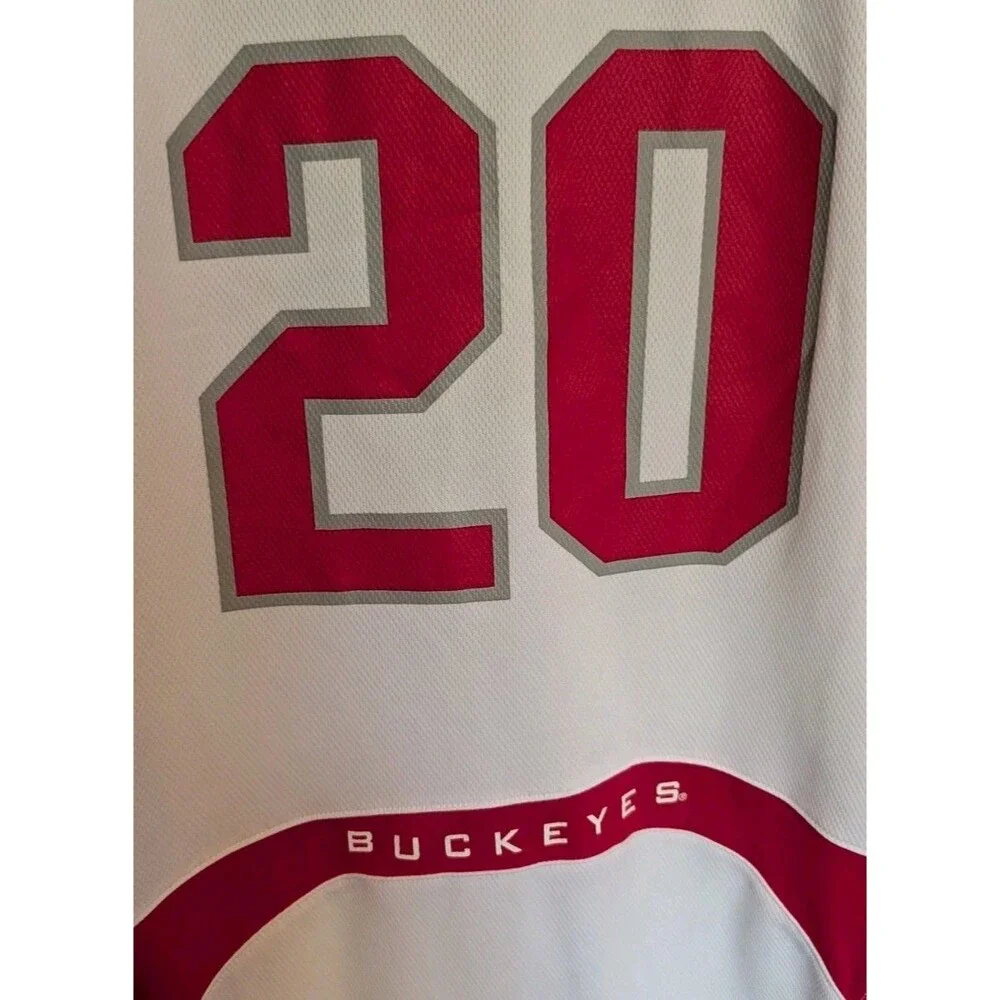 Nike Elite Ohio State Buckeyes #20 NCAA Basketball Jersey Sz Large - READ!